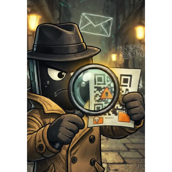 Inbox Detective mascot investigating the guided primer